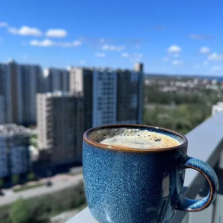 Horizon, 17 Pietro Z Widokiem Na Zatoke Gdanska Apartamento