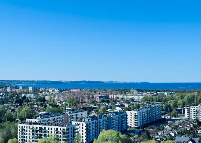 Apartment Horizon, 17 Pietro Z Widokiem Na Zatoke Gdanska Gdansk